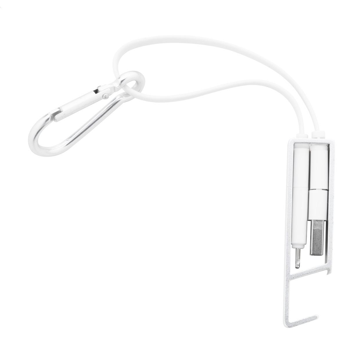 Cablu USB Cappy argintiu