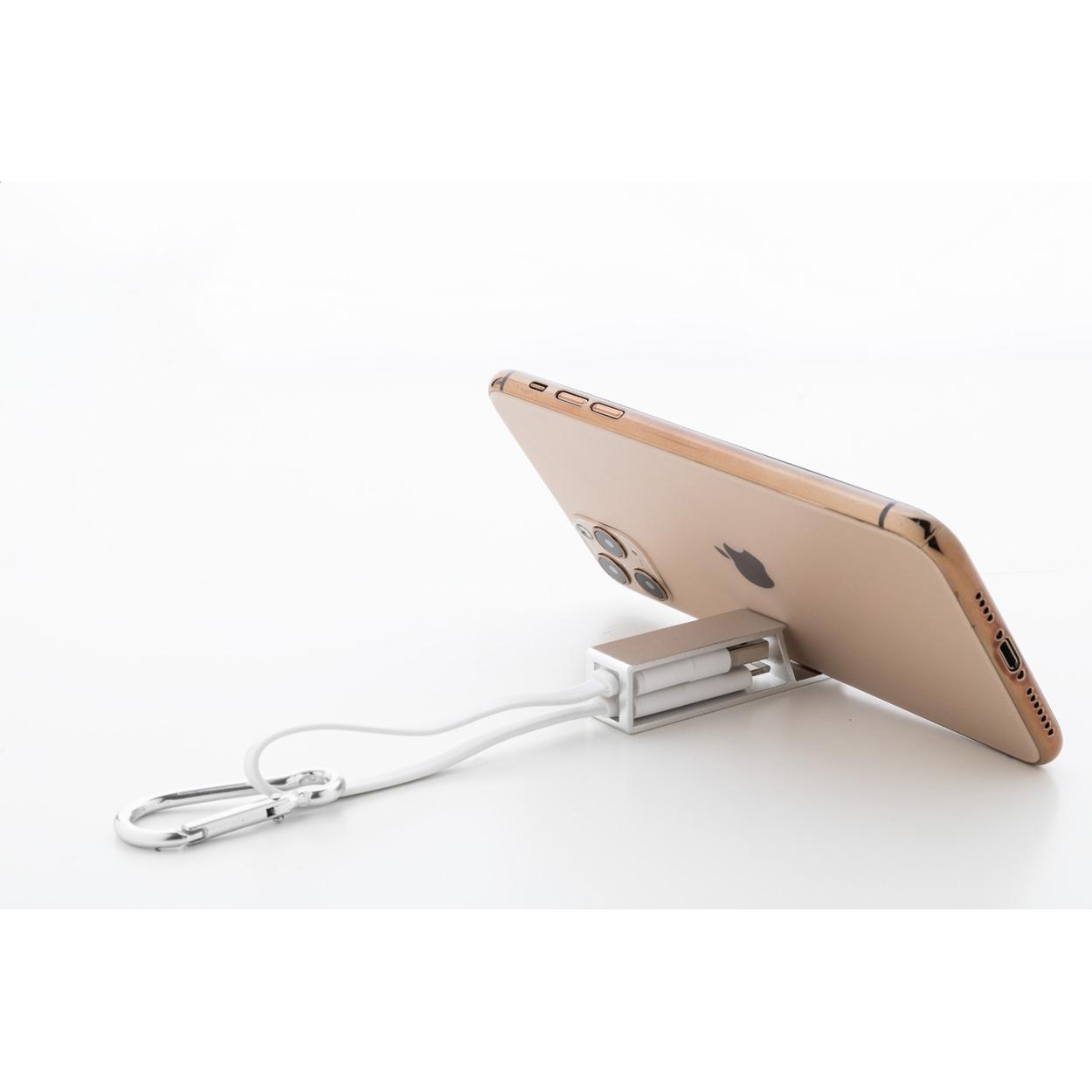 Cablu USB Cappy argintiu