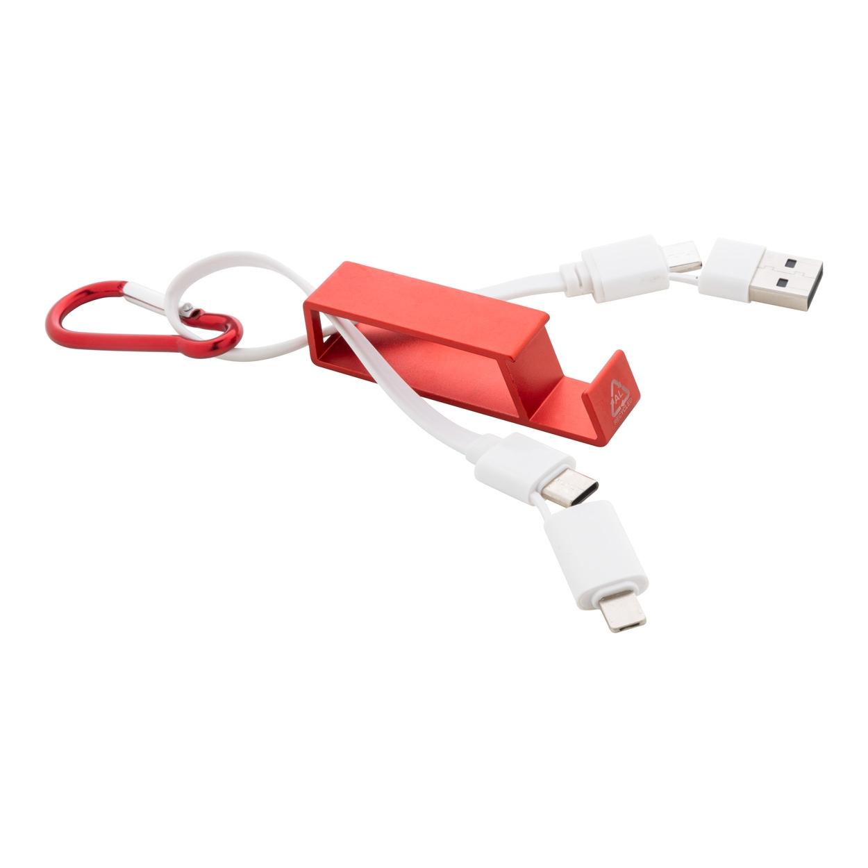Cablu USB Cappy Roșu