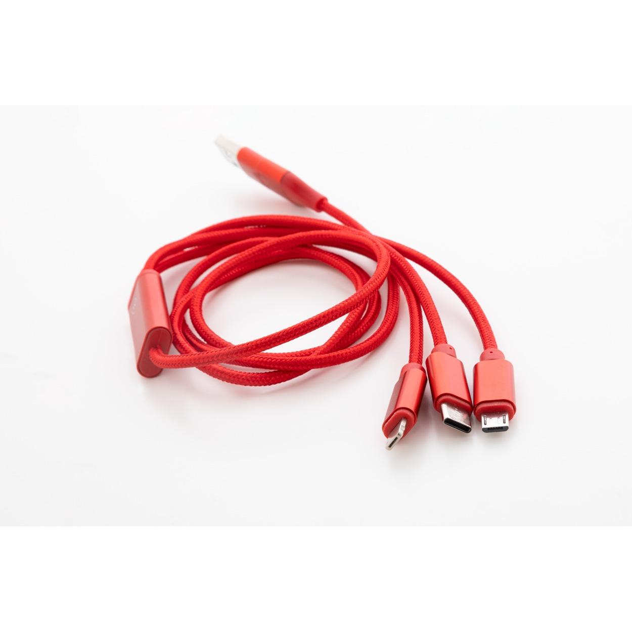 Cablu USB Ralong Roșu