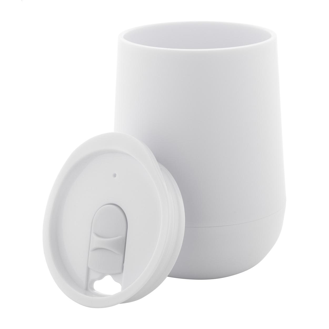 Pahar termic Peppy Alb