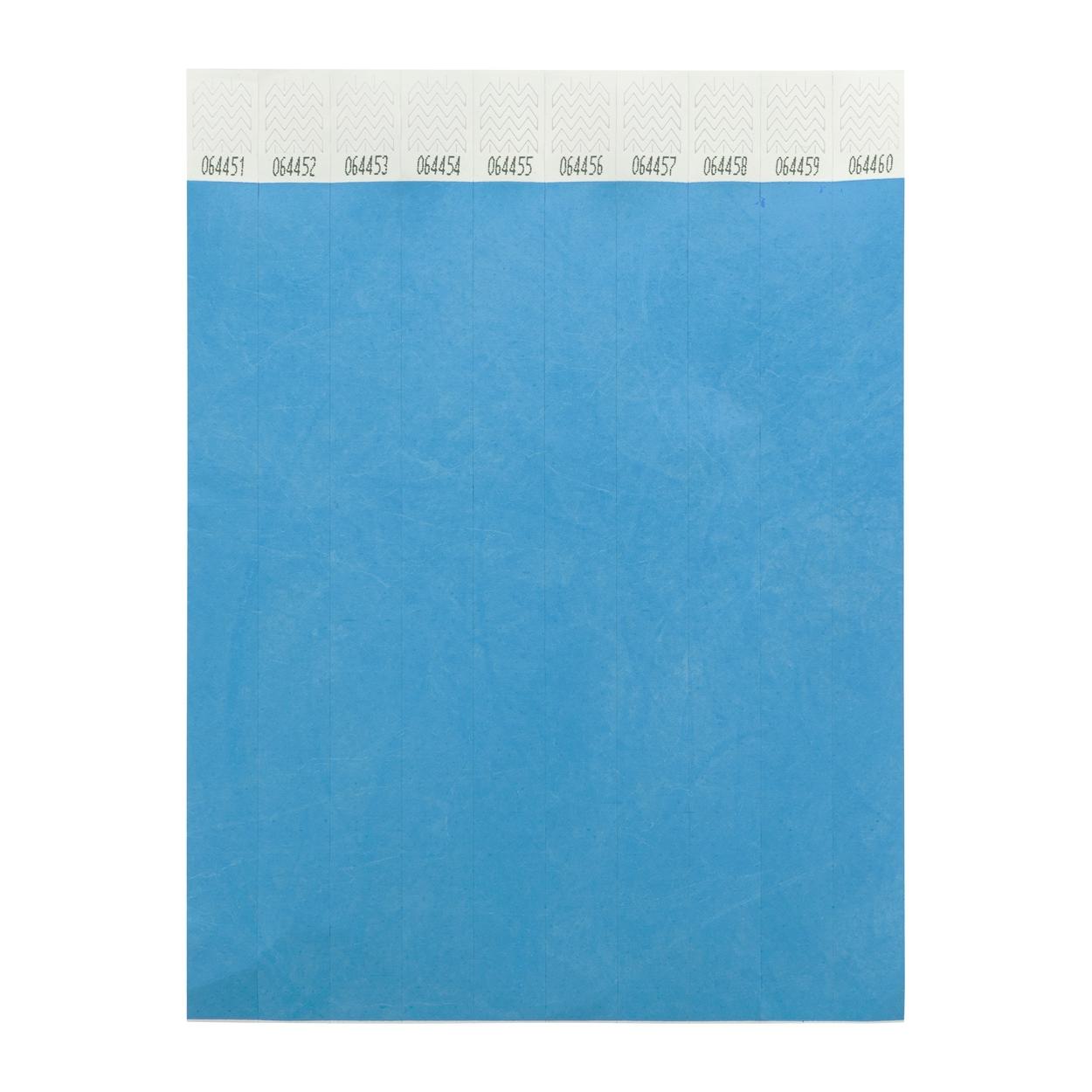 Brățări tyvek (10 buc.) Wristvek albastru deschis