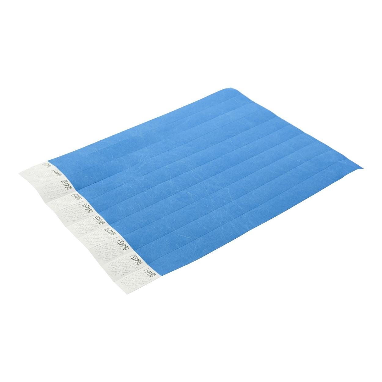 Brățări tyvek (10 buc.) Wristvek albastru deschis