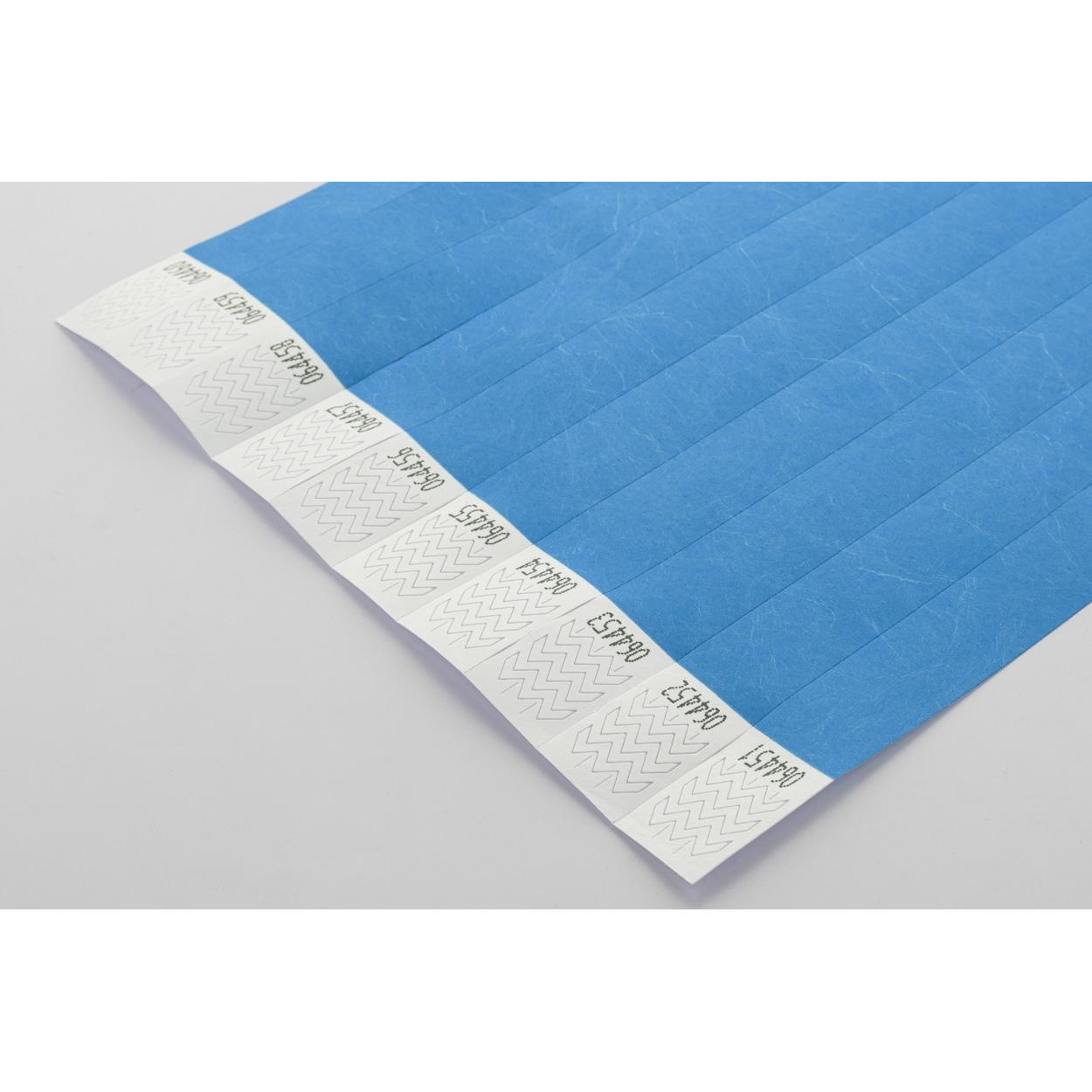 Brățări tyvek (10 buc.) Wristvek albastru deschis