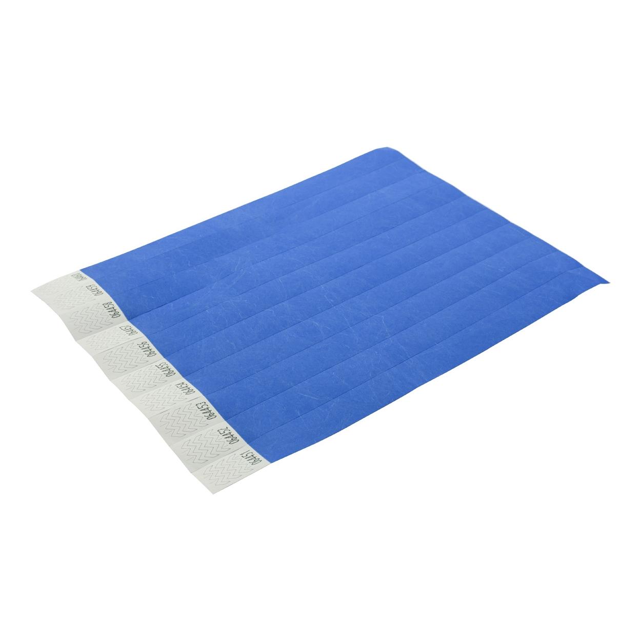 Brățări tyvek (10 buc.) Wristvek Albastru