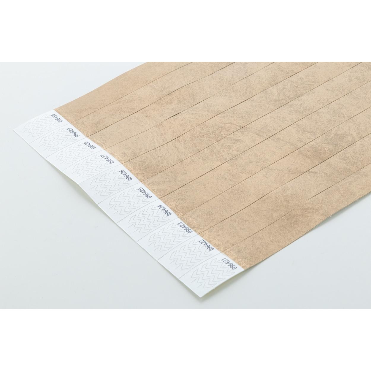 Brățări tyvek (10 buc.) Wristvek Auriu