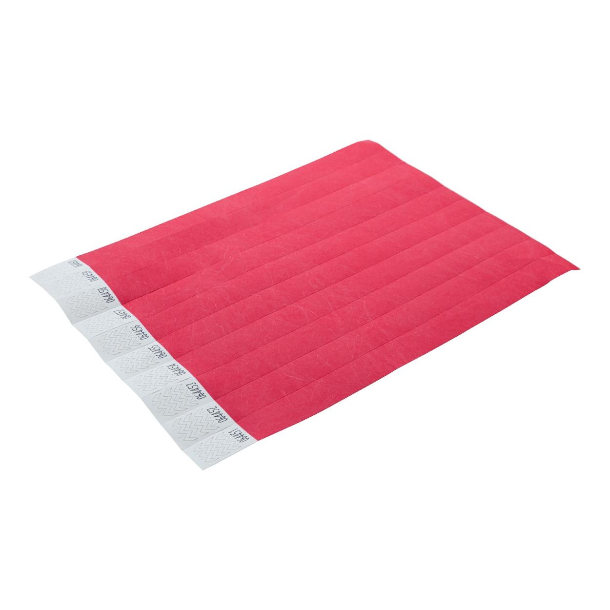 Brățări tyvek (10 buc.) Wristvek roz