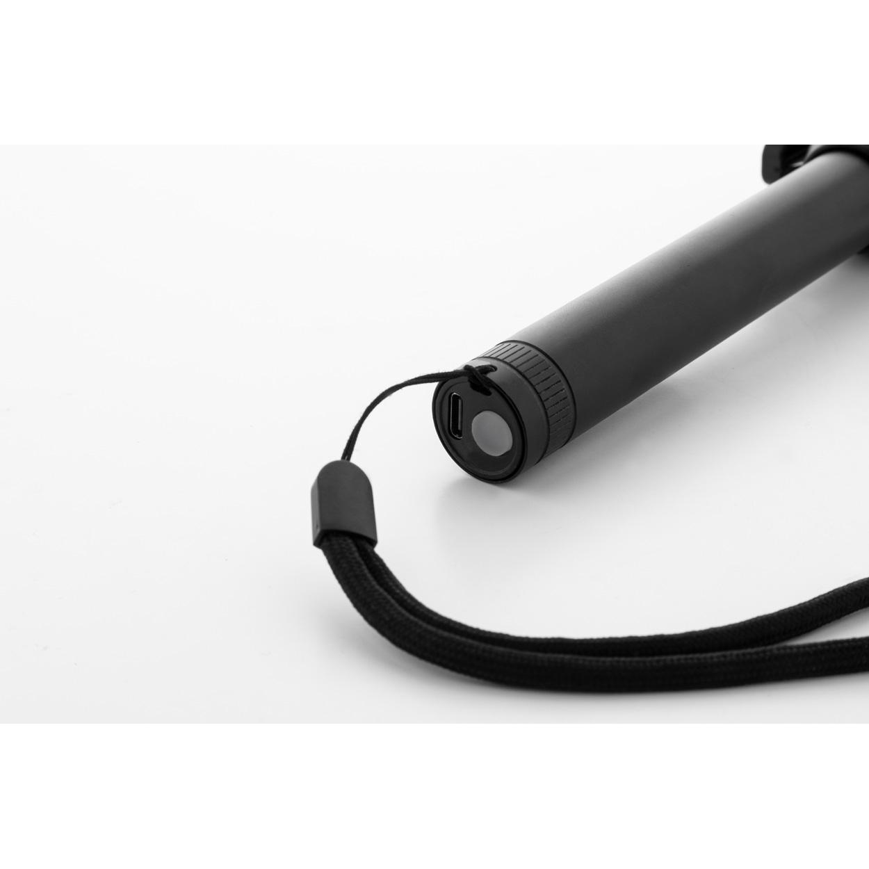 Lanternă cu ciocan de urgență Hemmerg Negru