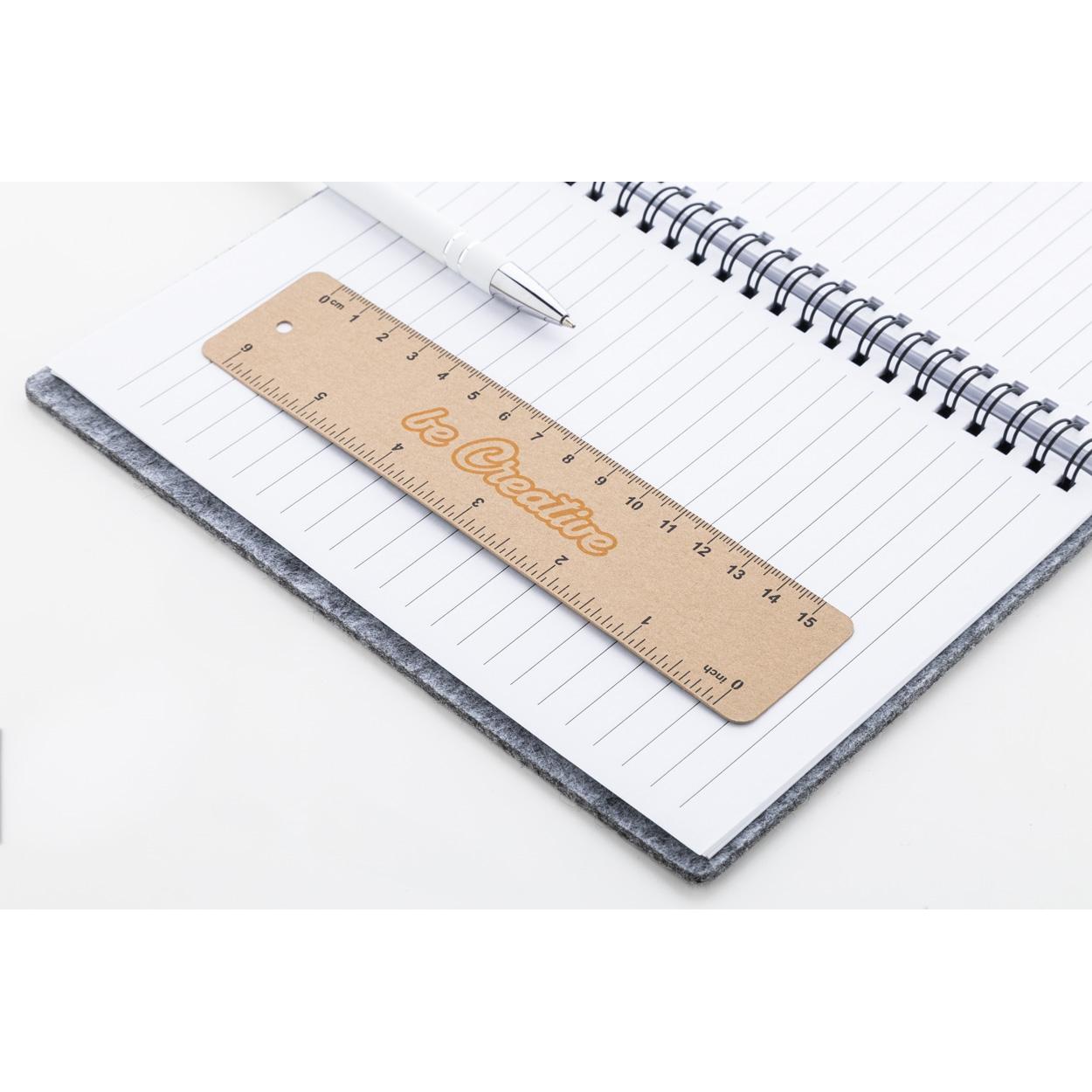 Riglă din hârtie, pesonalizată Samler Eco natural