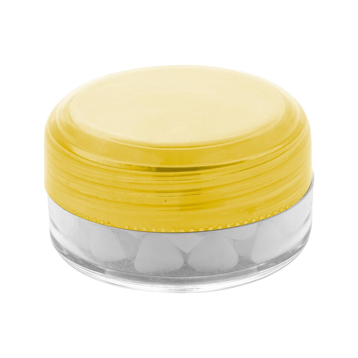 Recipient bomboane TwistMint Galben