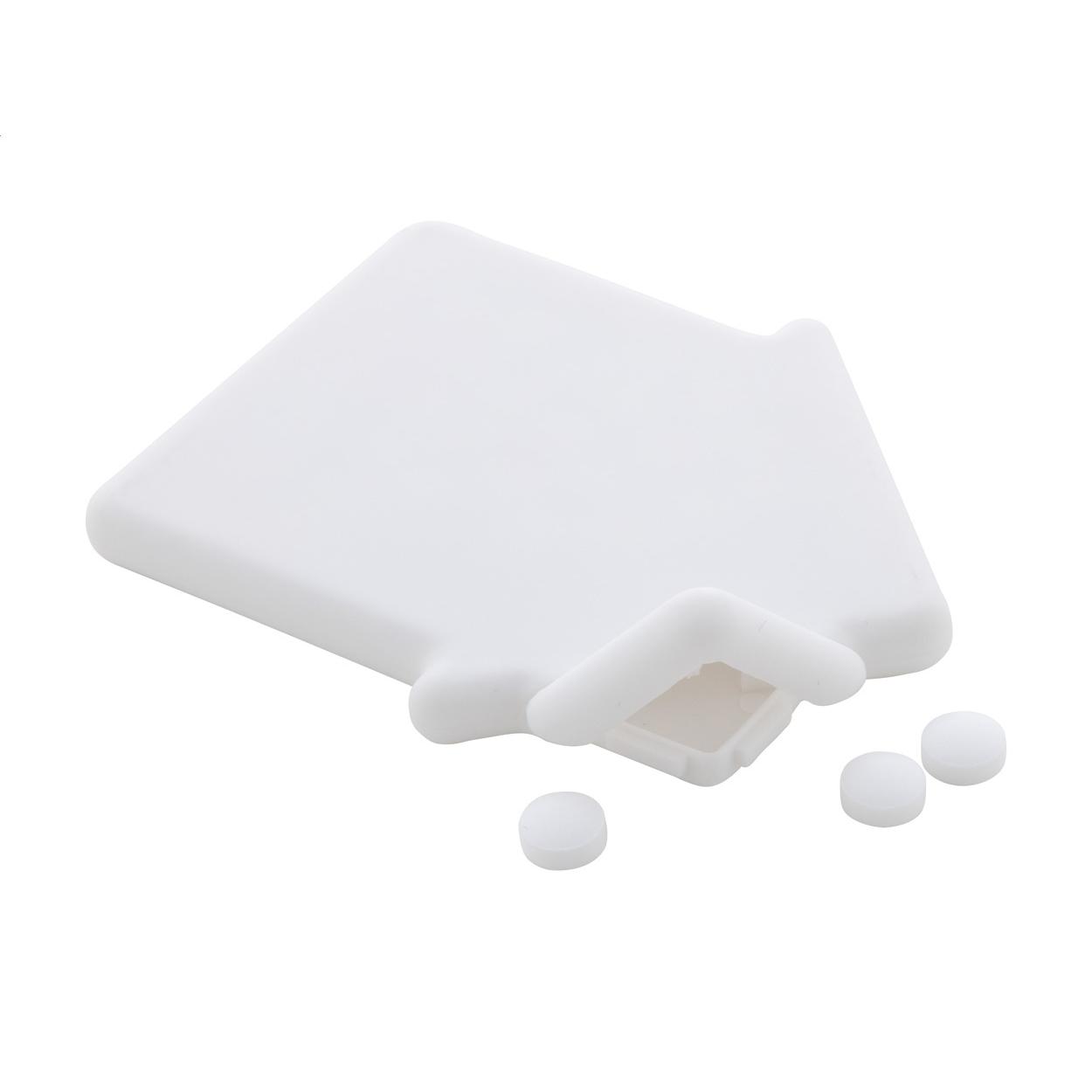 Dispenser bomboane mentolate HutMint Alb