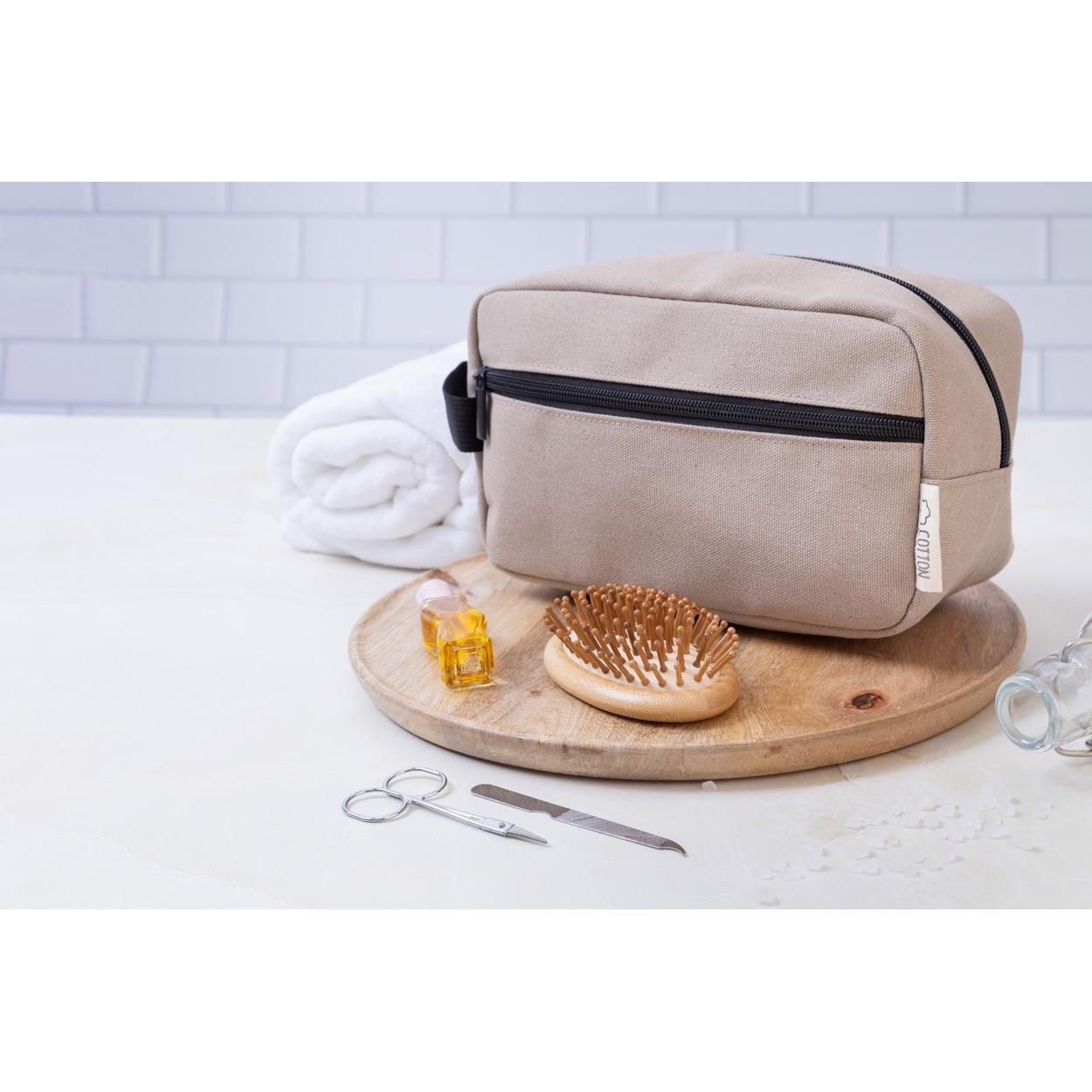 Geantă pentru cosmetice, din pânză reciclată Rebyss Beauty natural