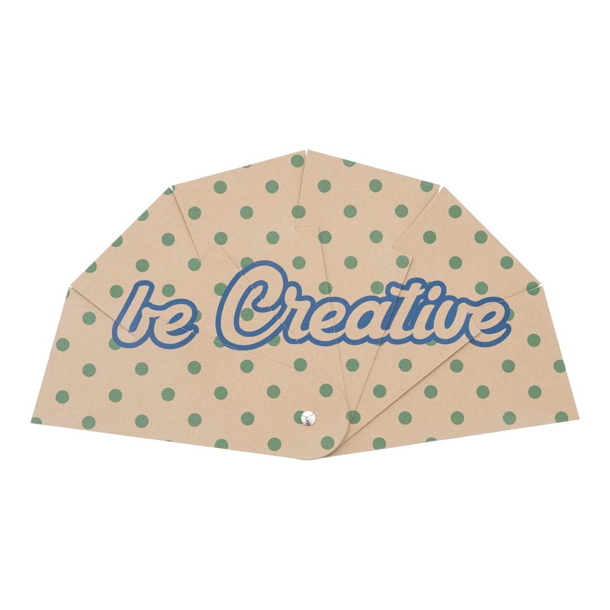 Evantai personalizat Folbreeze Eco natural