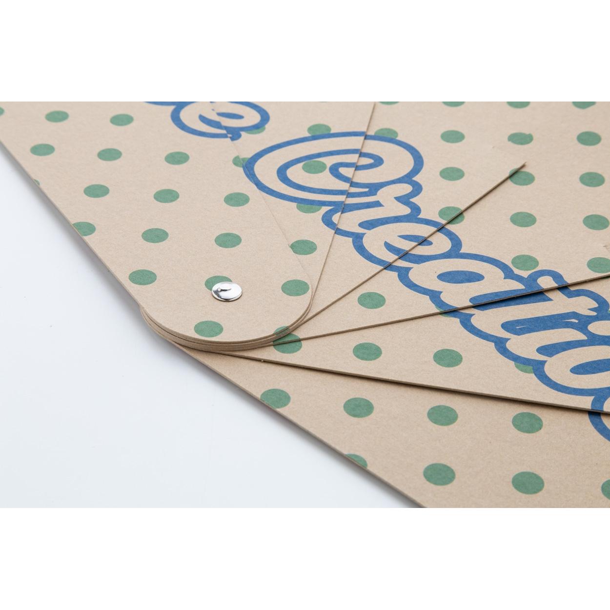 Evantai personalizat Folbreeze Eco natural