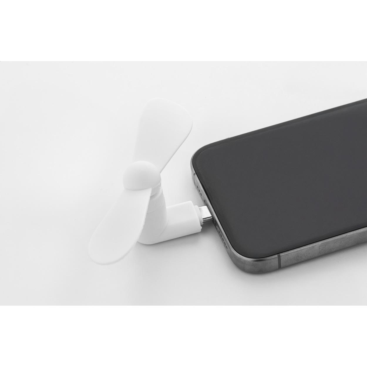 Ventilator pentru telefon Blobile Alb