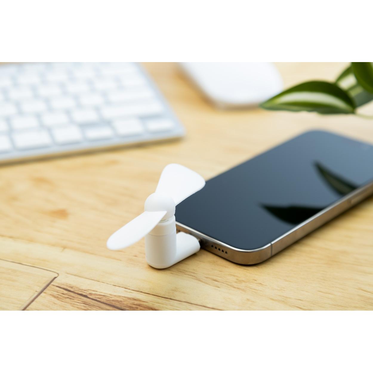 Ventilator pentru telefon Blobile Alb