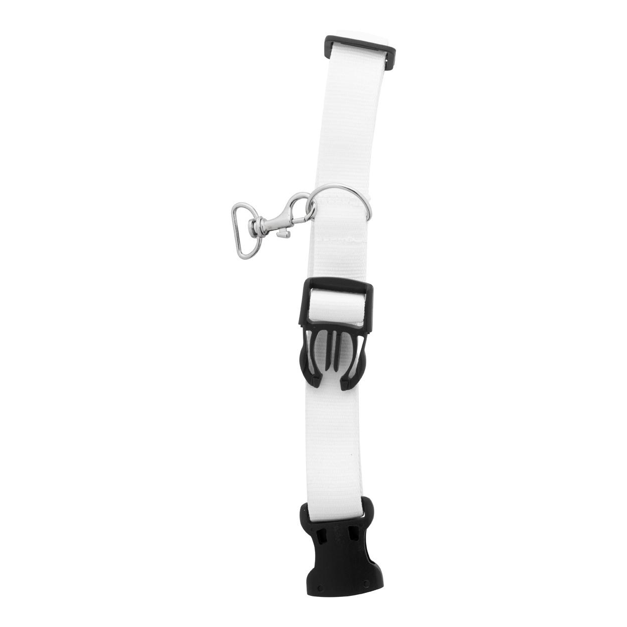 Zgardă pentru câini, personalizată Ziggy Alb