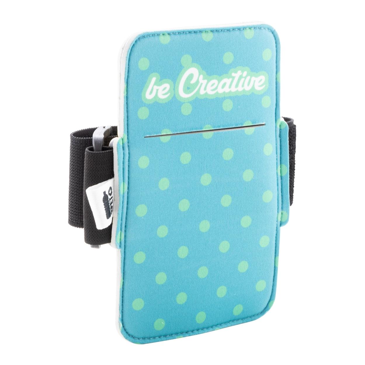 Husă pentru telefon mobil, de pus pe braț, personalizată Runfree Alb