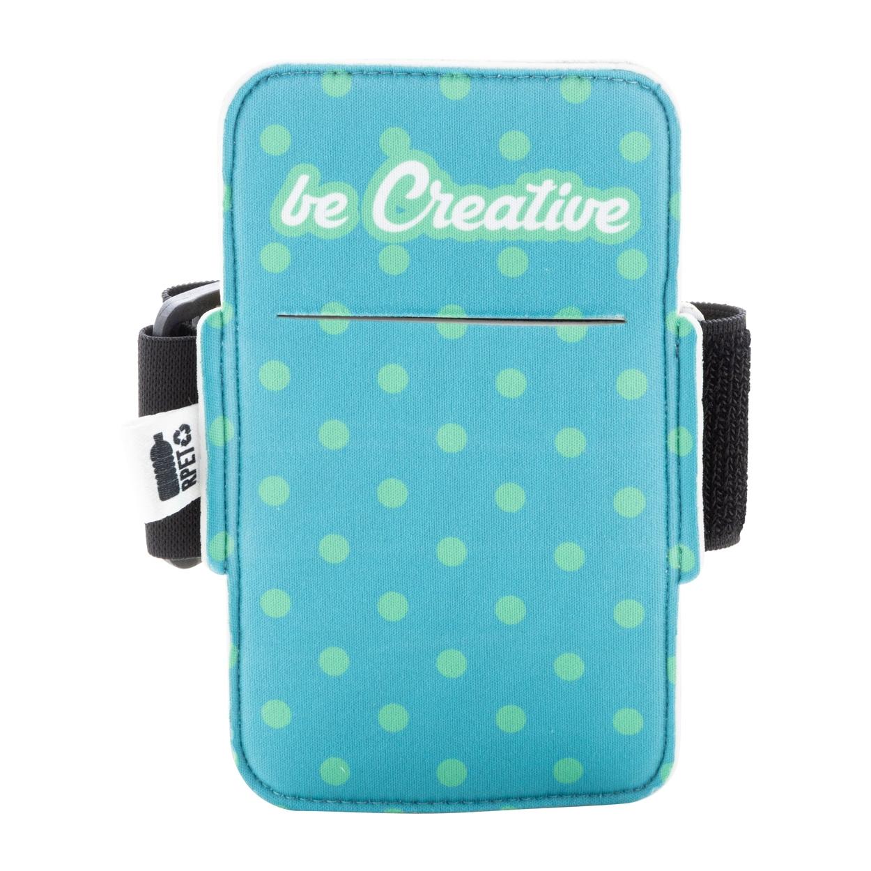 Husă pentru telefon mobil, de pus pe braț, personalizată Runfree Alb