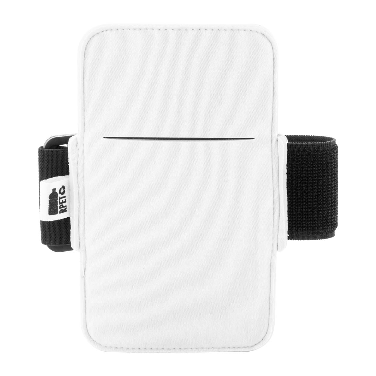 Husă pentru telefon mobil, de pus pe braț, personalizată Runfree Alb