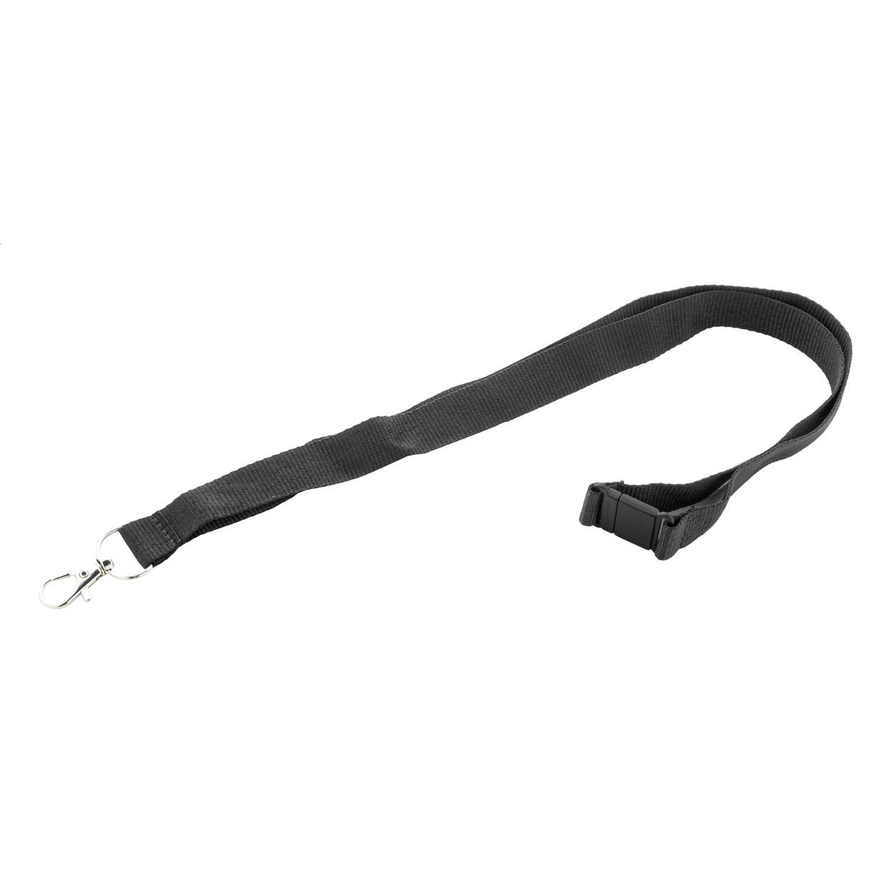 Lanyard, RPET Revent Negru