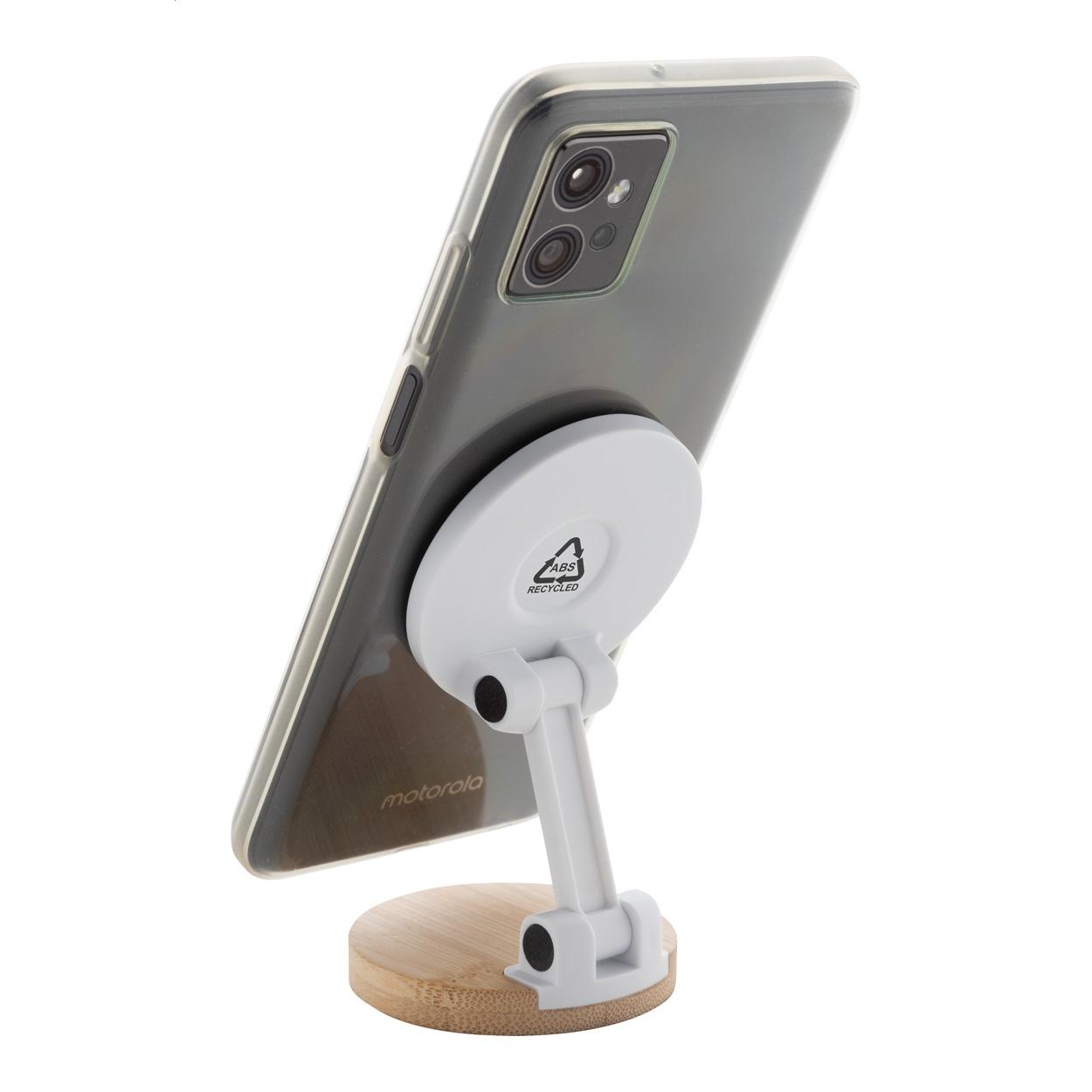 Suport magnetic pentru telefon mobil Magba Alb