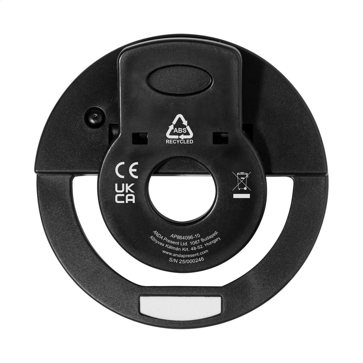 Inel luminos pentru selfie, RABS Radiance Negru