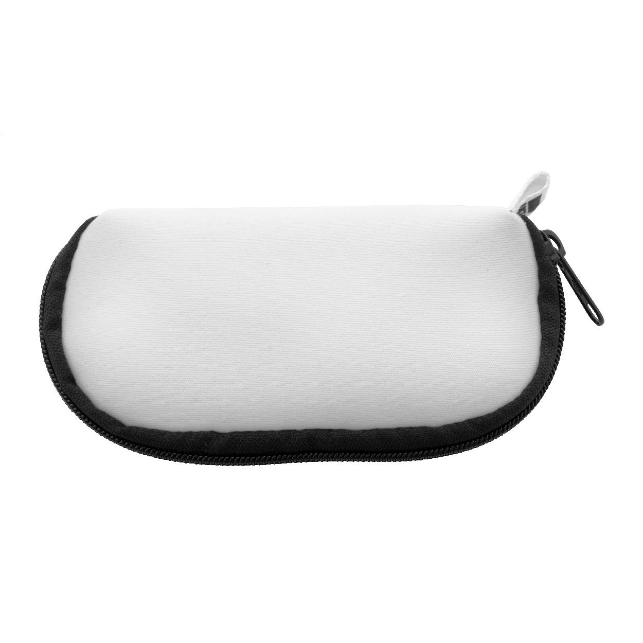 Husă personalizată pentru ochelari de soare din RPET PrintSun Zip Negru