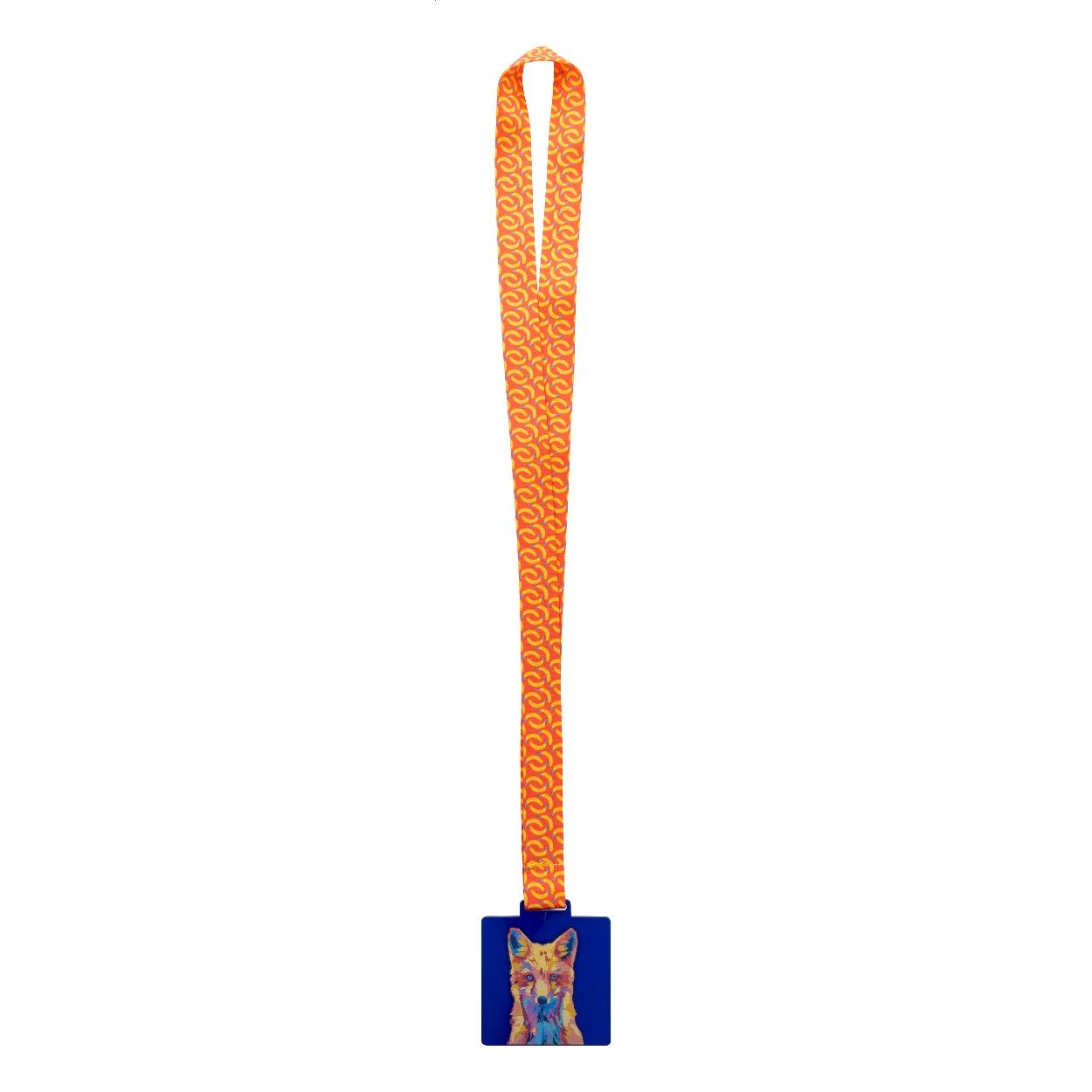 Medalie personalizată Subdal Colour Square albastru transparent
