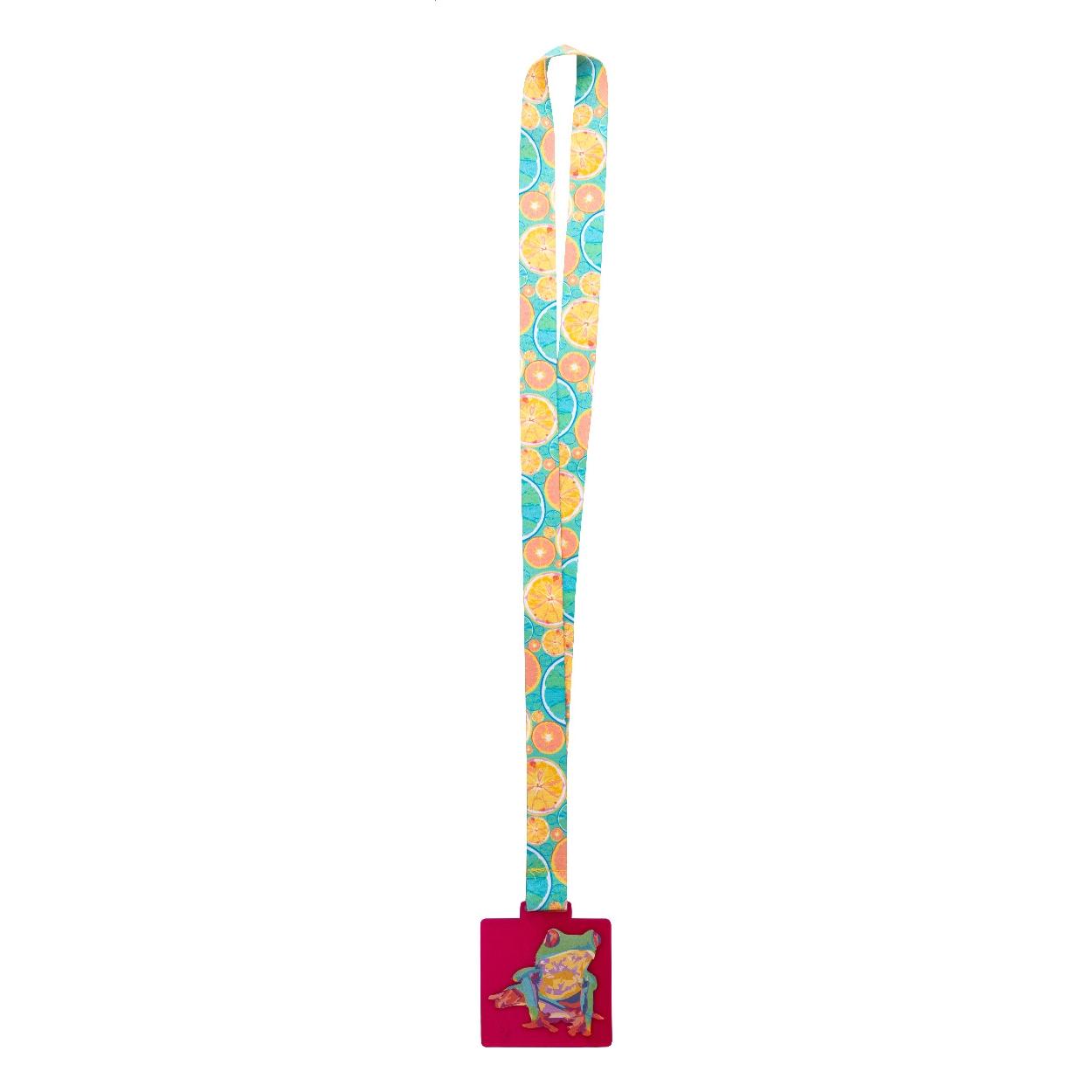 Medalie personalizată Subdal Colour Square roz transparent