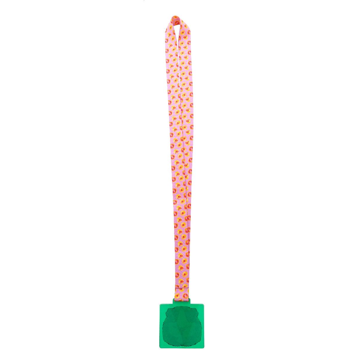 Medalie personalizată Subdal Colour Square verde transparent