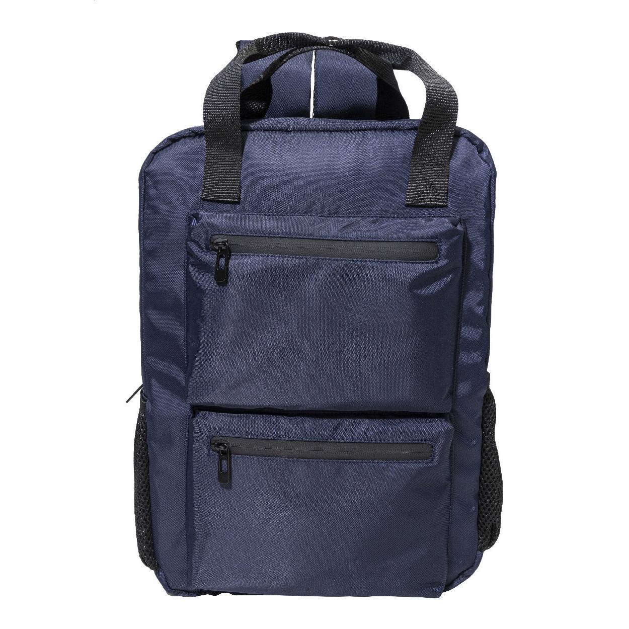 Rucsac din twill, RPET Westing albastru închis