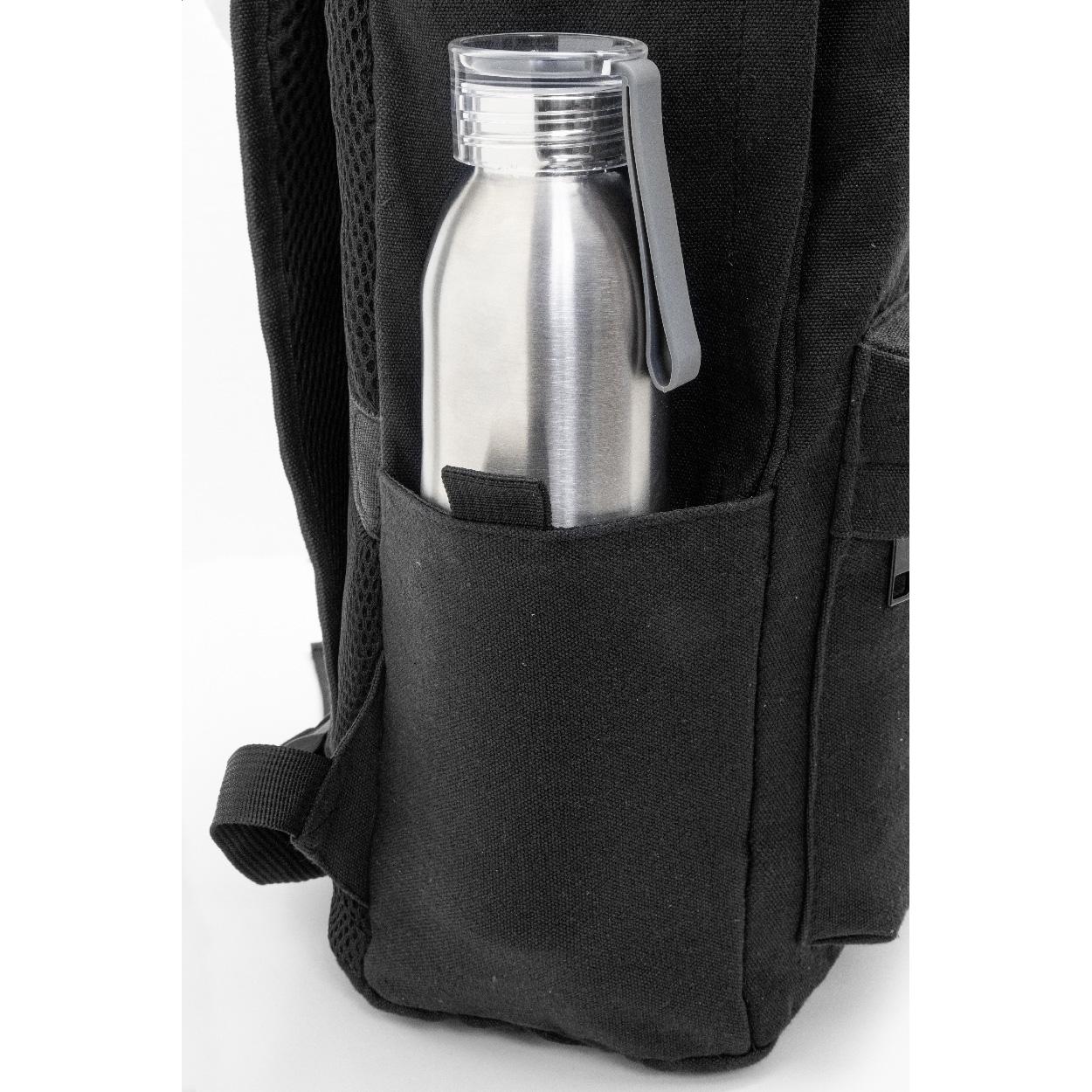 Rucsac din pânză reciclată Recabak Negru