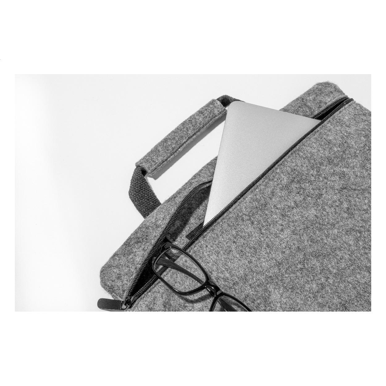 Geantă pentru laptop, RPET Refelt Laptop gri