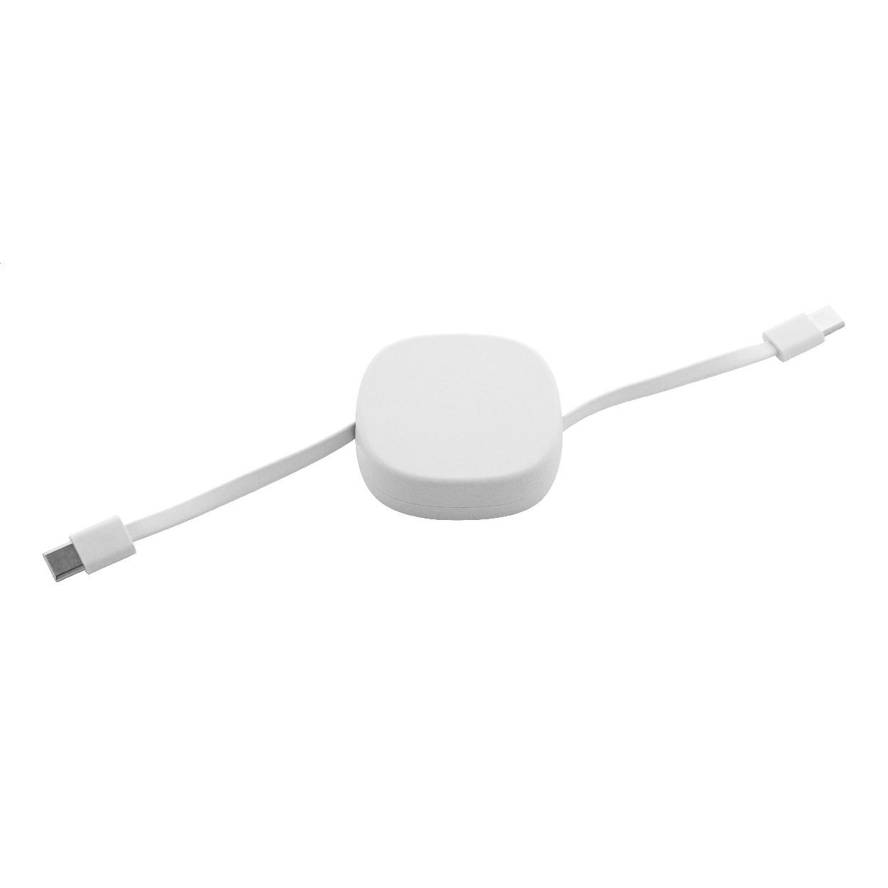 Cablu de încărcare USB-C 60 W, RABS Cabsle Alb