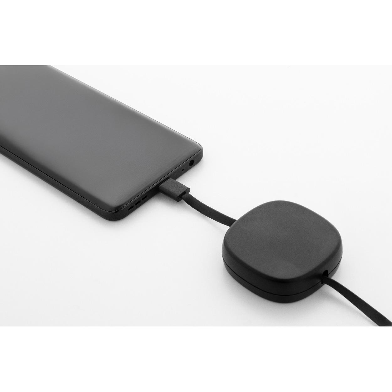 Cablu de încărcare USB-C 60 W, RABS Cabsle Negru