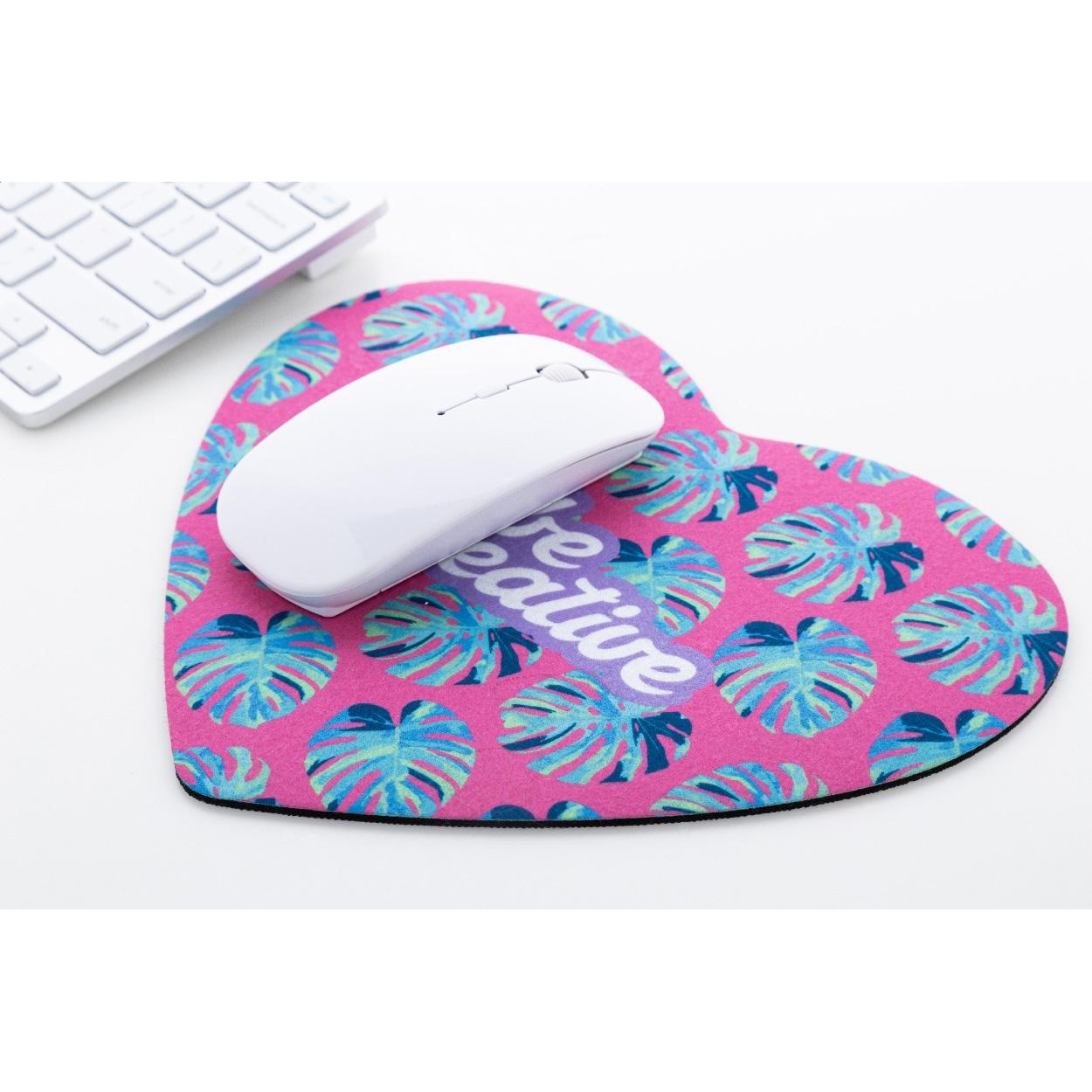 Mousepad, RPET CreaFelt Cursor Love Alb