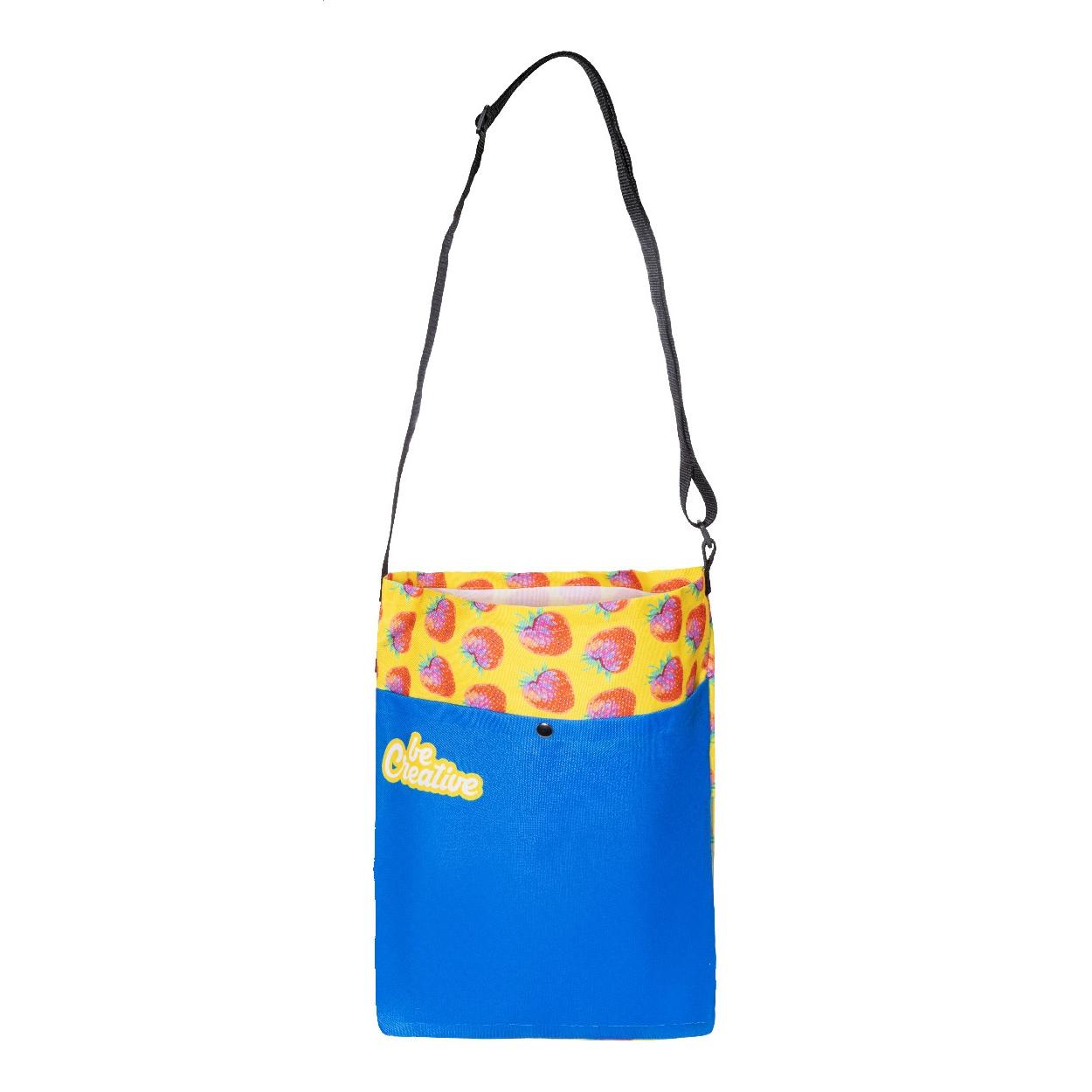 Geantă de umăr personalizată, RPET SuboBag Shoulder Negru
