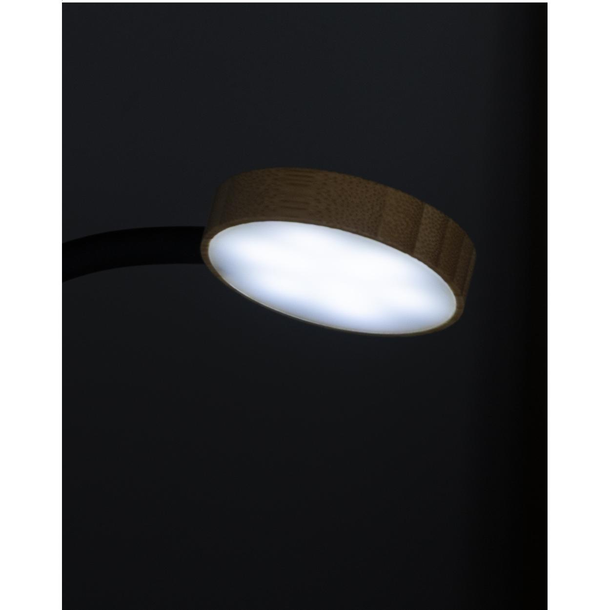Lampă de masă cu suport pentru încălzirea cănii SipLight natural Negru