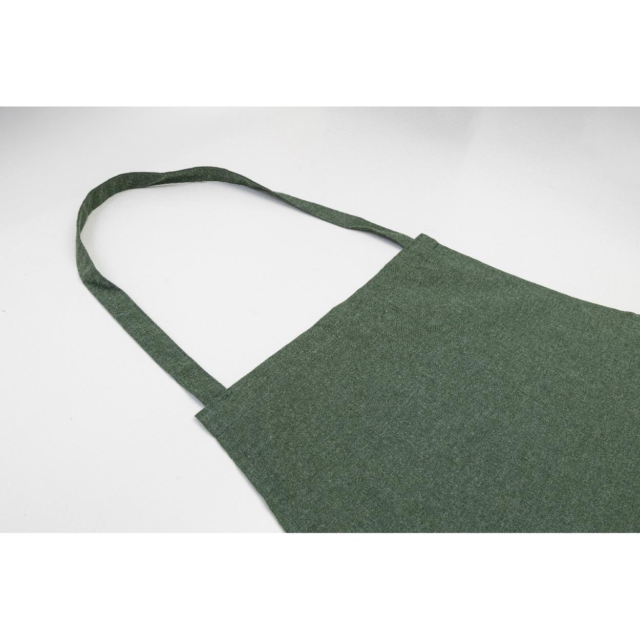 Șorț din bumbac reciclat Chepex Verde