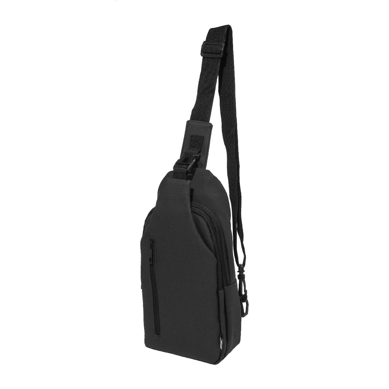 Geantă crossbody, RPET Crobud Negru
