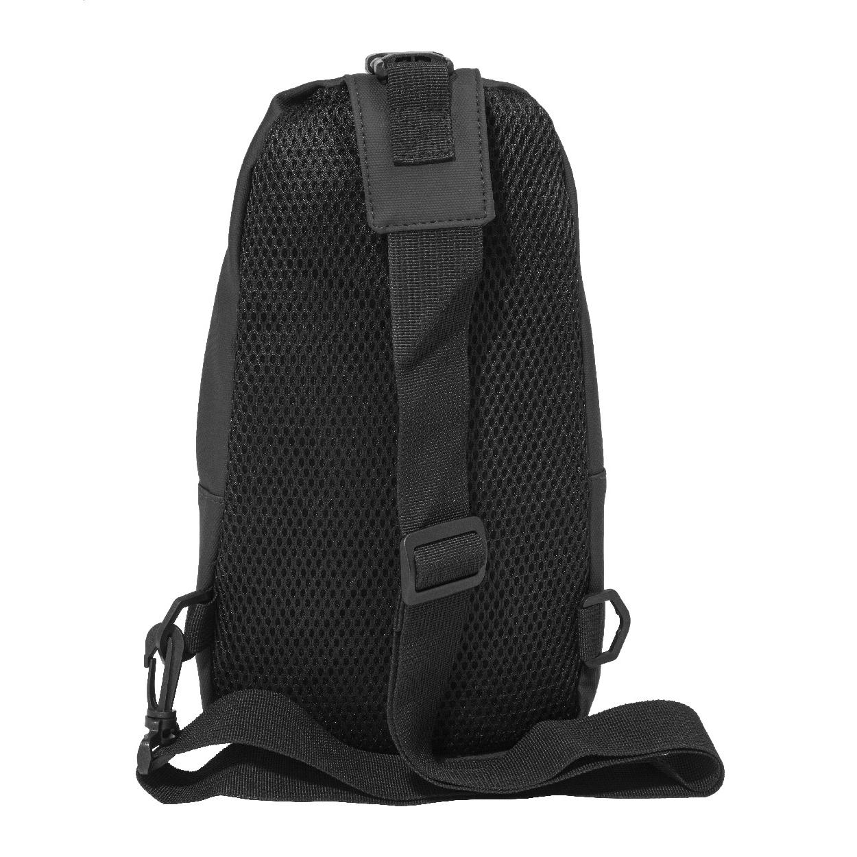 Geantă crossbody, RPET Crobud Negru