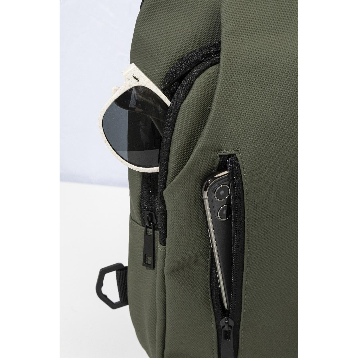 Geantă crossbody, RPET Crobud Verde