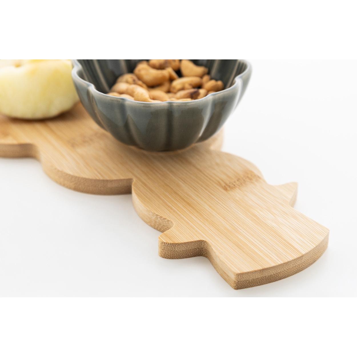 Tocător cu design de Crăciun Snomma natural