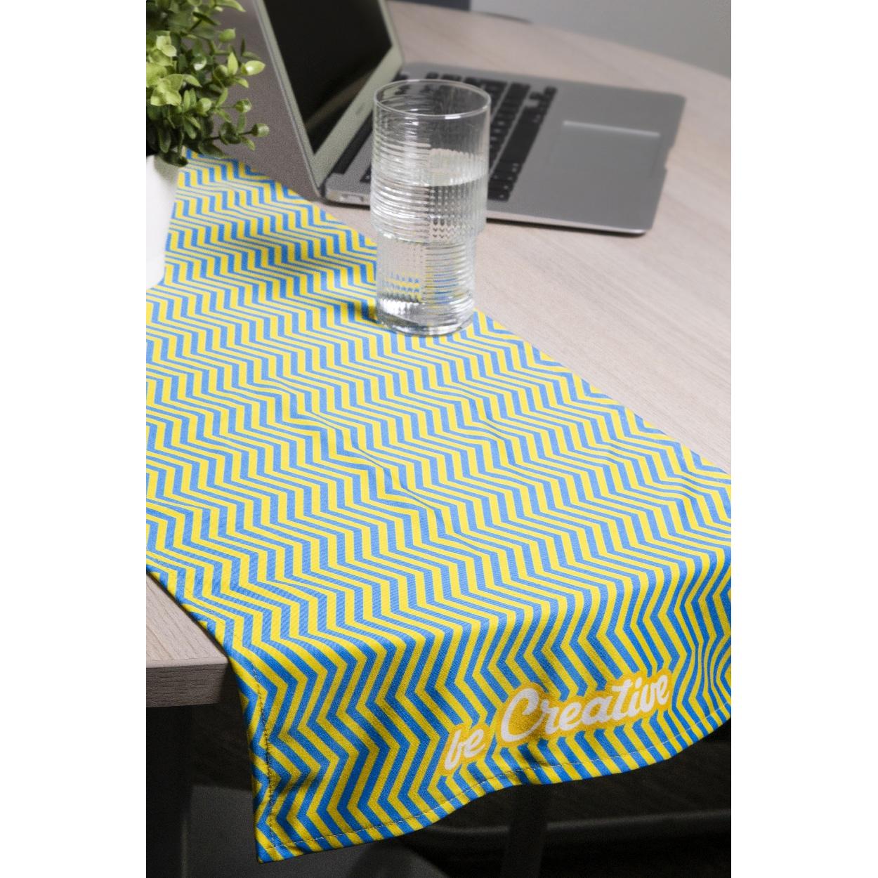 Față de masă personalizată din RPET PrinTable M Alb