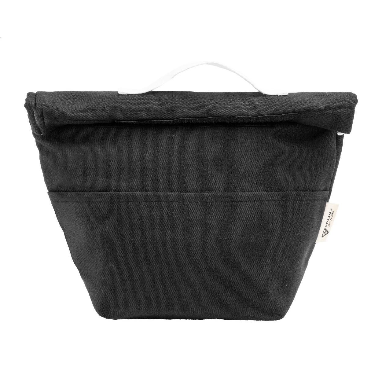 Geantă frigorifică din pânză reciclată Rekan Cool Negru