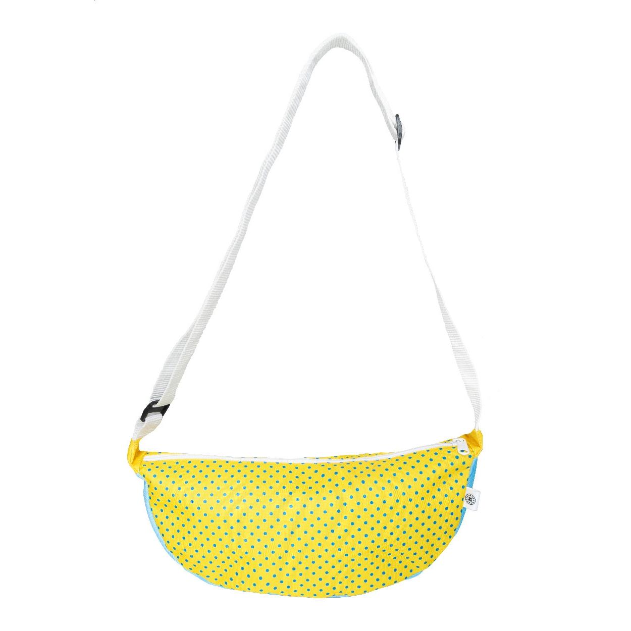 Geantă crossbody personalizată, RPET Subobag Party Alb