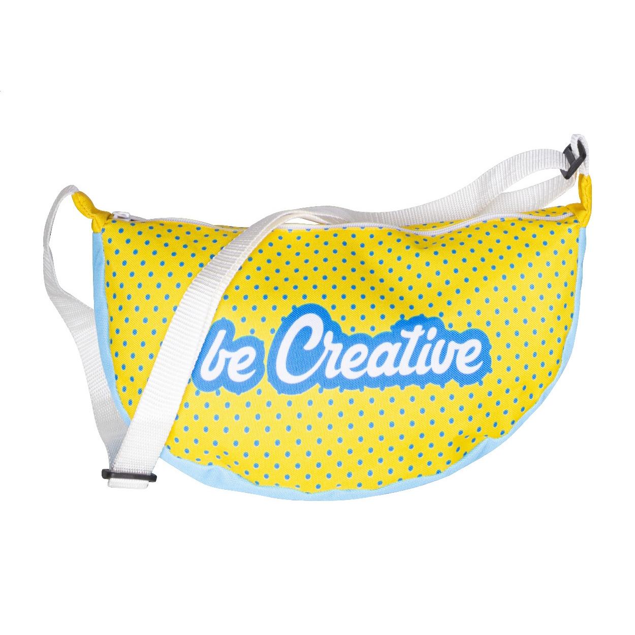 Geantă crossbody personalizată, RPET Subobag Party Alb