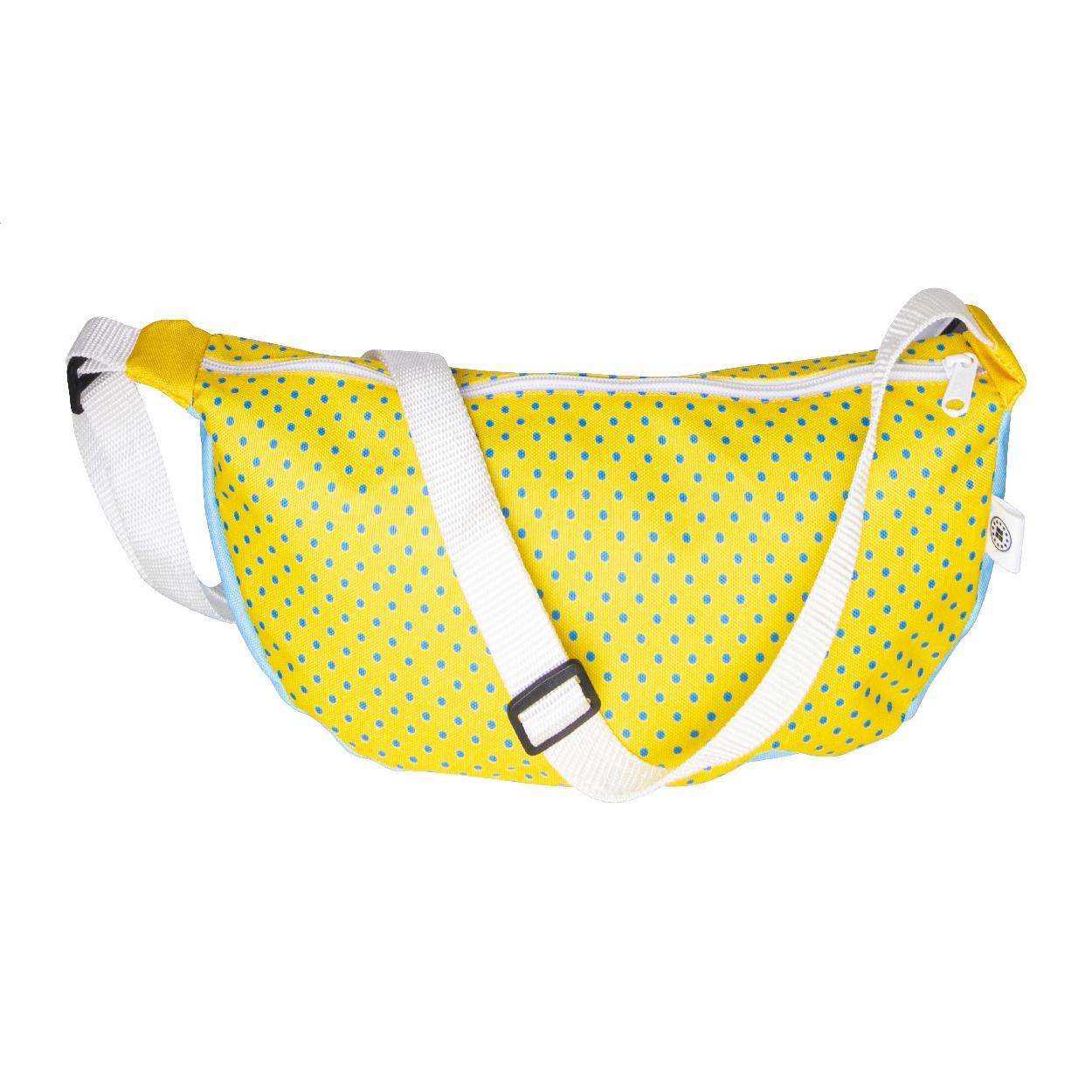Geantă crossbody personalizată, RPET Subobag Party Alb