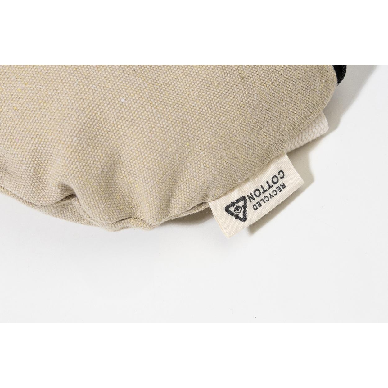Borsetă din pânză reciclată Rekan Hip natural